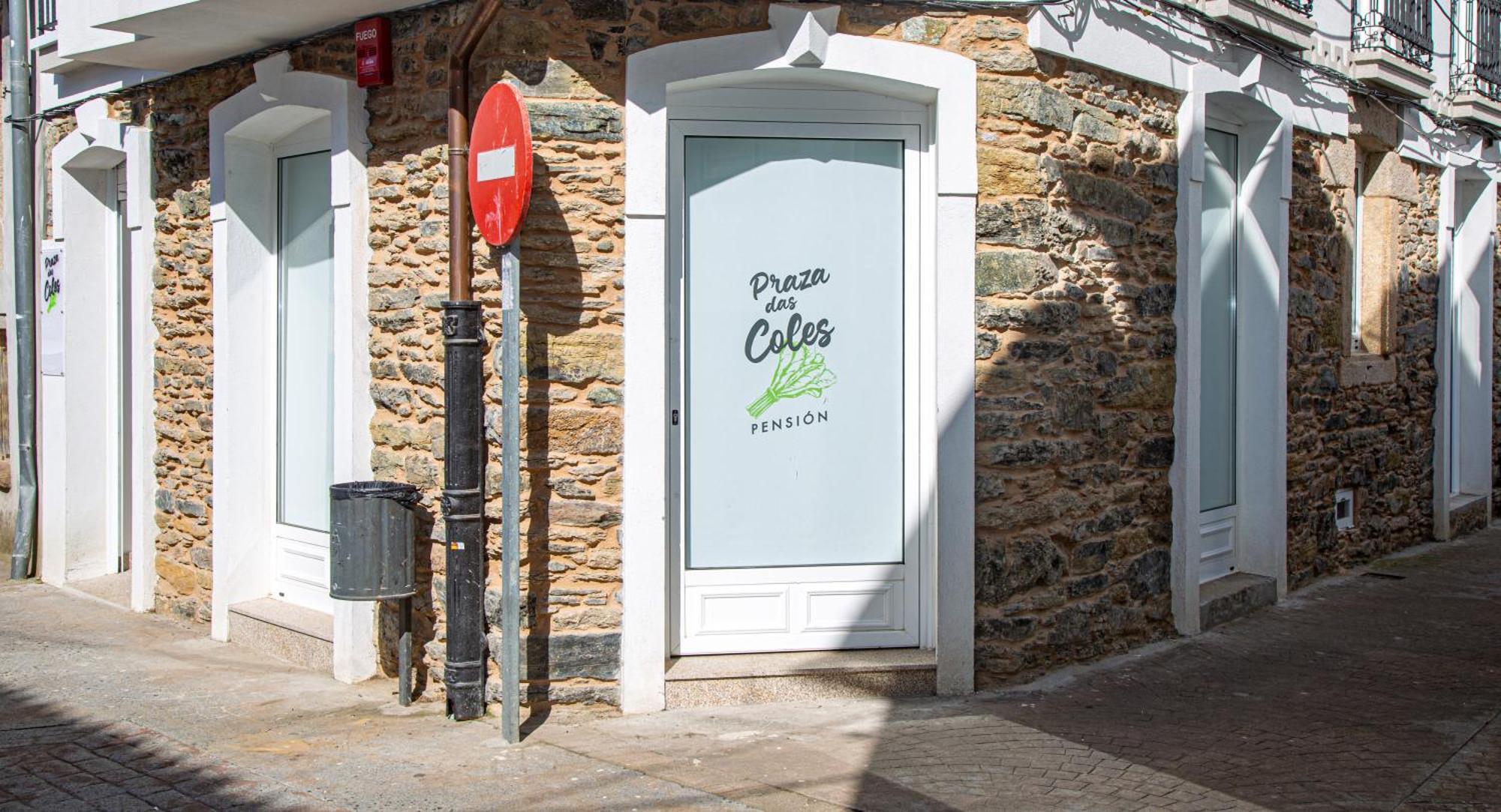 Pension Praza Das Coles Melide Exterior photo